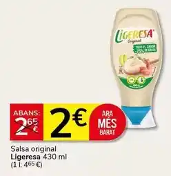 Supermercados Charter Ligeresa - salsa original oferta