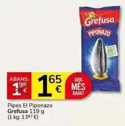 Supermercados Charter Grefusa - pipes el piponazo oferta