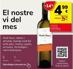 Supermercados Charter Cuatro rayas - vi blanc do rueda oferta