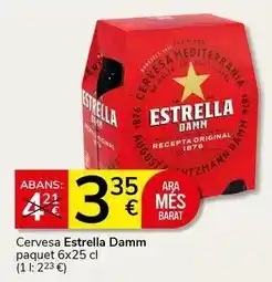 Supermercados Charter Estrella damm - cervesa oferta