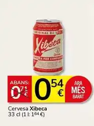 Supermercados Charter Xibeca - cervesa oferta