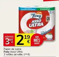 Supermercados Charter Foxy - paper de cuina asso ultra oferta