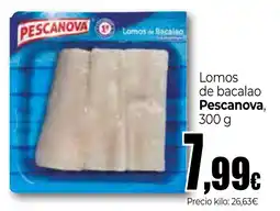 Unide Supermercados PESCANOVA Lomos de bacalao oferta