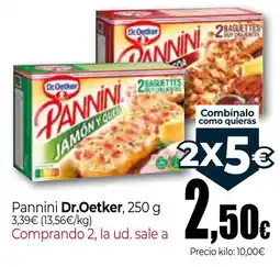 Unide Supermercados DR. OETKER Pannini oferta