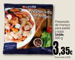 Unide Supermercados UNIDE Preparado de marisco para paella y sopa oferta