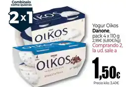 Unide Supermercados DANONE Yogur Oikos oferta