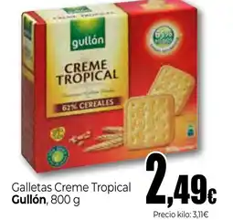 Unide Supermercados GULLON Galletas Creme Tropical oferta