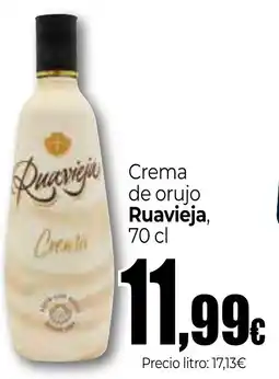 Unide Supermercados RUAVIEJA Crema de orujo oferta