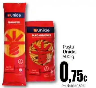 Unide Supermercados UNIDE Pasta oferta