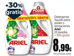 Unide Supermercados ARIEL Detergente líquido extra poder o sensaciones oferta