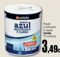 Unide Supermercados UNIDE Papel multiusos 3 capas oferta