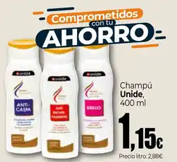 Unide Supermercados UNIDE Champú oferta