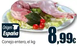 Unide Supermercados Conejo entero oferta