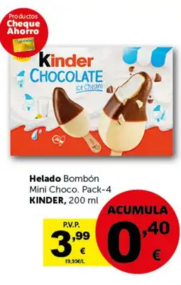 Masymas KINDER Helado Bombón Mini Choco oferta