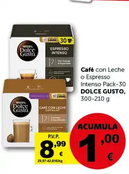 Masymas DOLCE GUSTO Café con Leche o Espresso Intenso oferta