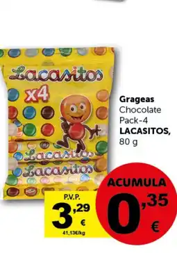 Masymas LACASITOS Grageas Chocolate oferta