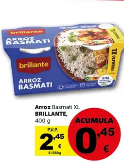 Masymas BRILLANTE Arroz Basmati XL oferta