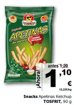 Masymas TOSFRIT Snacks Apetinas Ketchup oferta