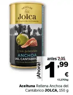 Masymas JOLCA Aceituna Rellena Anchoa del Cantábrico oferta