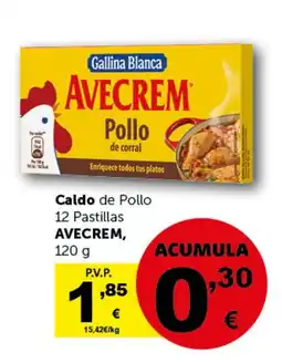 Masymas AVECREM Caldo de Pollo 12 Pastillas oferta