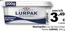 Masymas LURPAK Mantequilla con Sal Fácil Untar Tarrina oferta