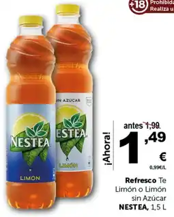 Masymas NESTEA Refresco Te Limón o Limón sin Azúcar oferta