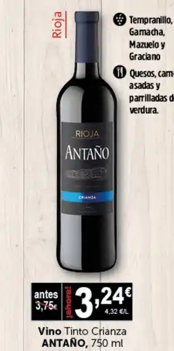 Masymas ANTAÑO Vino Tinto Crianza oferta