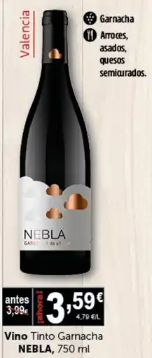 Masymas NEBLA Vino Tinto Garnacha oferta