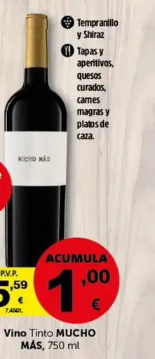 Masymas MUCHO MÁS Vino Tinto oferta