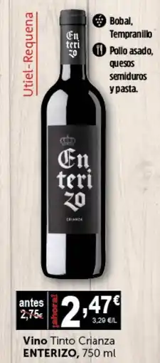 Masymas ENTERIZO Vino Tinto Crianza oferta