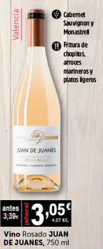 Masymas JUAN DE JUANES Vino Rosado oferta