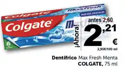 Masymas COLGATE Dentifrico Max Fresh Menta oferta