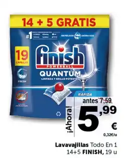 Masymas FINISH Lavavajillas Todo En 1 14+5 oferta