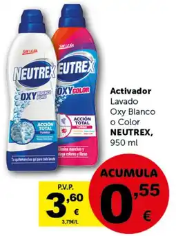 Masymas NEUTREX Activador Lavado Oxy Blanco o Color oferta