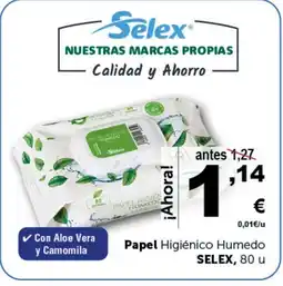 Masymas SELEX Papel Higiénico Humedo oferta