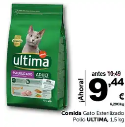 Masymas ULTIMA Comida Gato Esterilizado Pollo oferta