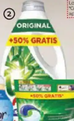 Alimerka ARIEL Detergente líquido original o original todo en 1, 28 lavados, 23 cápsulas oferta