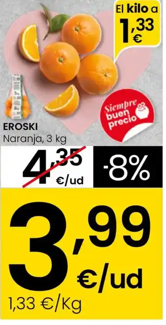 Eroski EROSKI Naranja oferta