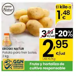 Eroski EROSKI NATUR Fruta y hortaliza de cultivo responsable oferta