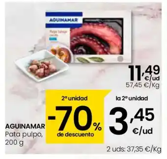 Eroski AGUINAMAR Pata pulpo oferta