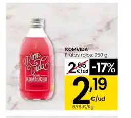 Eroski KOMVIDA Frutos rojos oferta