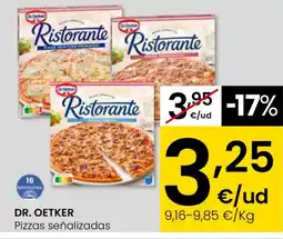 Eroski DR. OETKER Pizzas señalizadas oferta