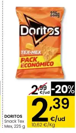 Eroski DORITOS Snack Tex Mex oferta