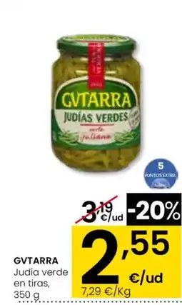 Eroski GVTARRA Judía verde en tiras oferta