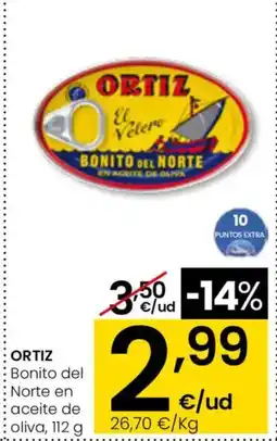 Eroski ORTIZ Bonito del Norte en aceite de oliva oferta