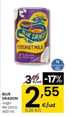 Eroski BLUE DRAGON Jugo de coco oferta