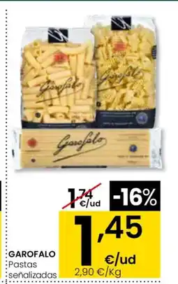 Eroski GAROFALO Pastas señalizadas oferta