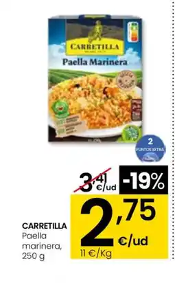 Eroski CARRETILLA Paella marinera oferta