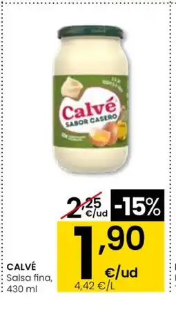 Eroski CALVÉ Salsa fina oferta