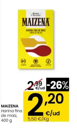 Eroski MAIZENA Harina frina de maíz oferta